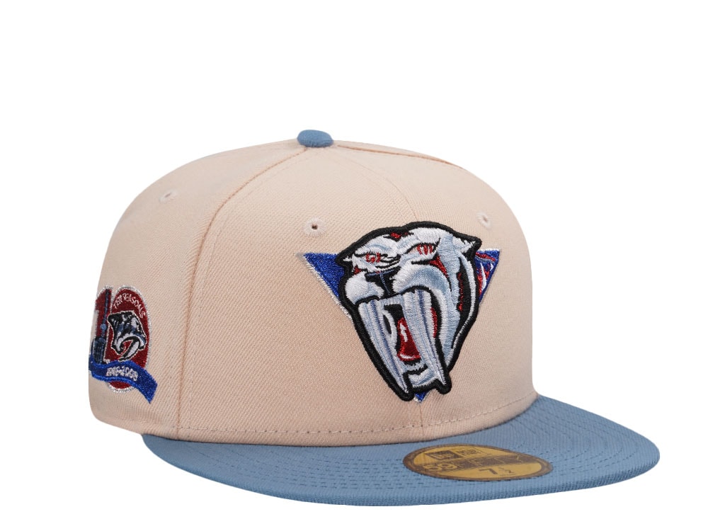 New Era Nashville Predators 10th Anniversary Mango Mocha Two Tone Edition 59Fifty Fitted Gorra