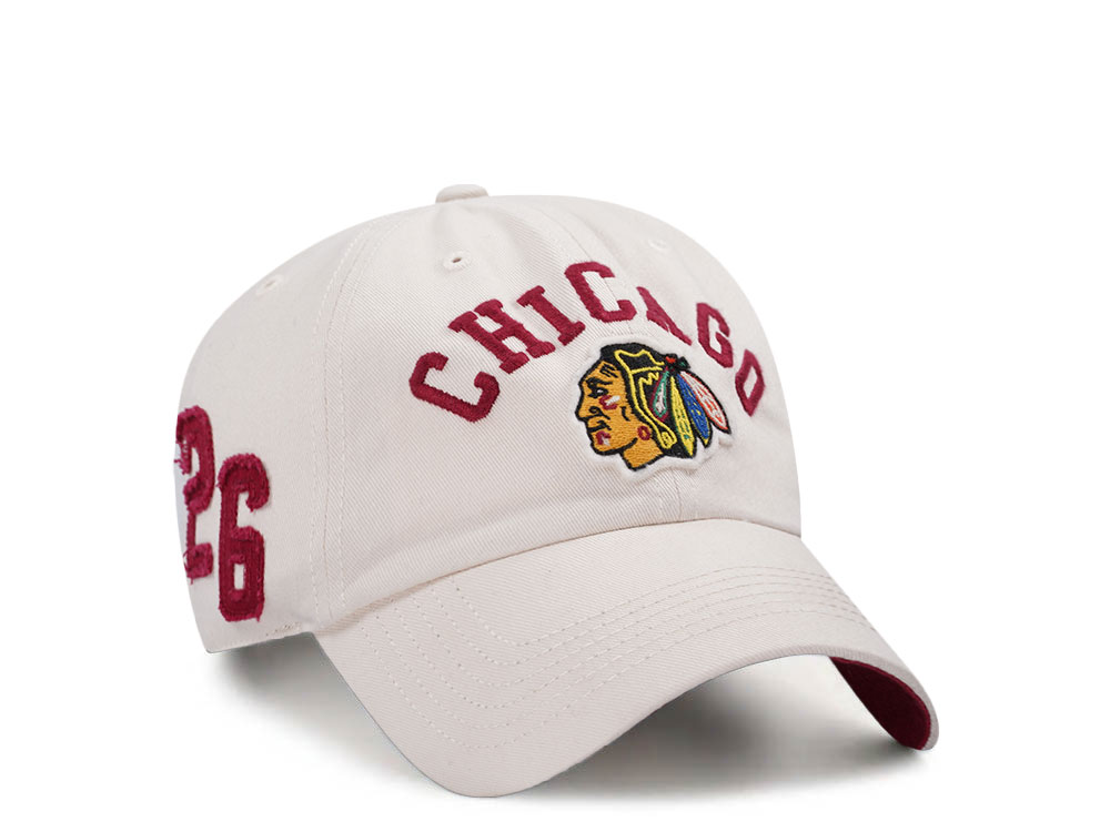 47Brand Chicago Blackhawks Sandstorm Clubhouse Clean up Snapback Gorra