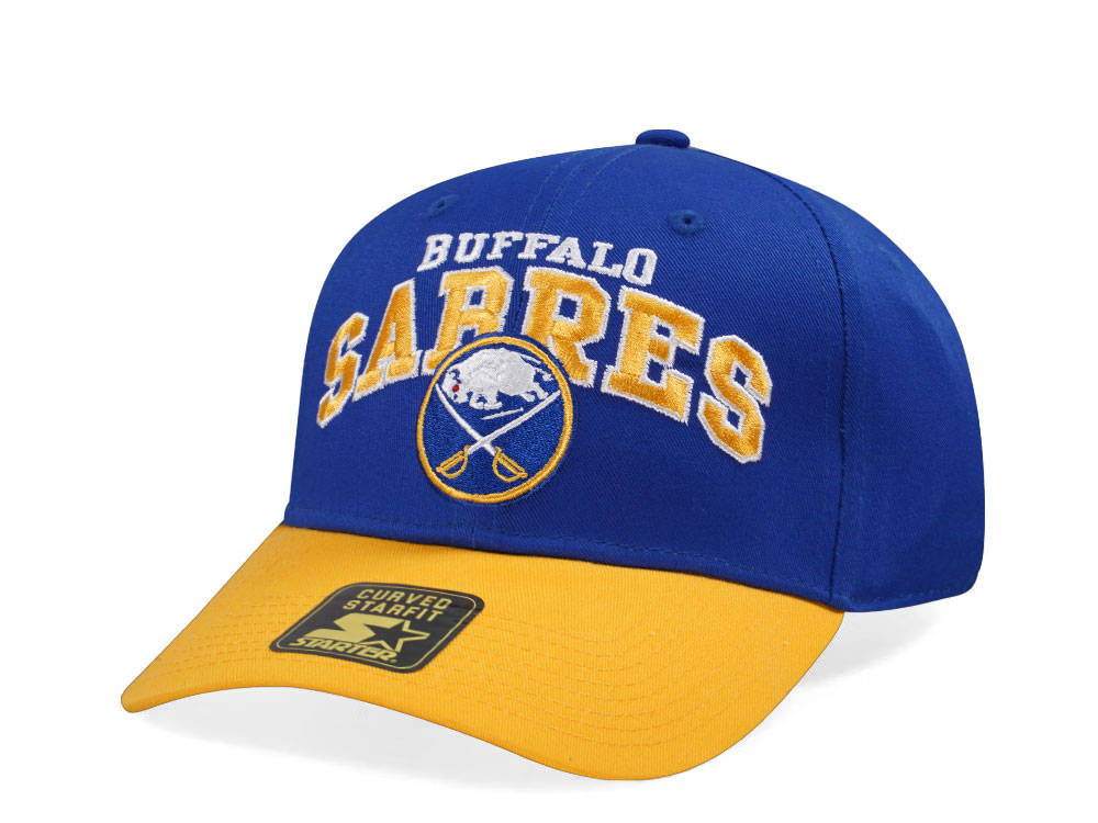 Starter Buffalo Sabres Crowd Pleaser Edition Blue Curved Snapback Gorra