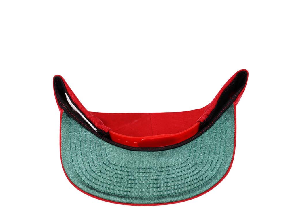 Mitchell & Ness Chicago Bulls HWC Zig Zag Satin Undervisor Snapback Gorra