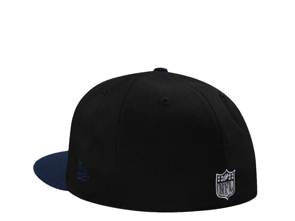 New Era Los Angeles Rams House Black Two Tone Edition 59Fifty Fitted Gorra