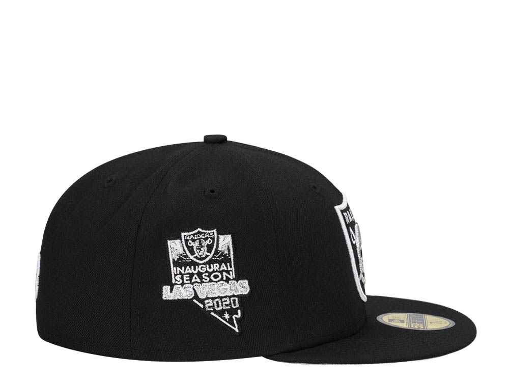 New Era Las Vegas Raiders Inaugural Season 2020 Black Classic Edition 59Fifty Fitted Gorra