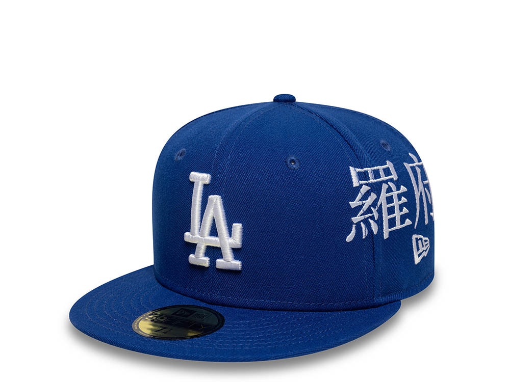 New Era Los Angeles Dodgers World Series 1988 Multi Kanji Blue Prime Edition 59Fifty Fitted Gorra