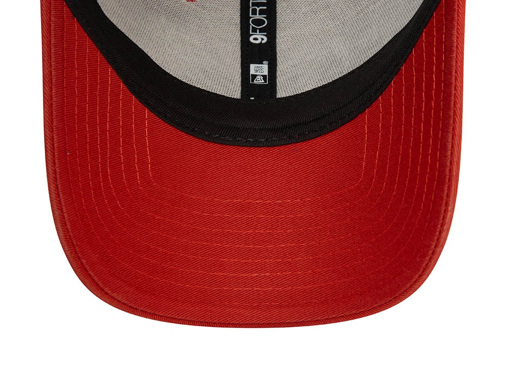 New Era Logo Red 9Forty Strapback Gorra