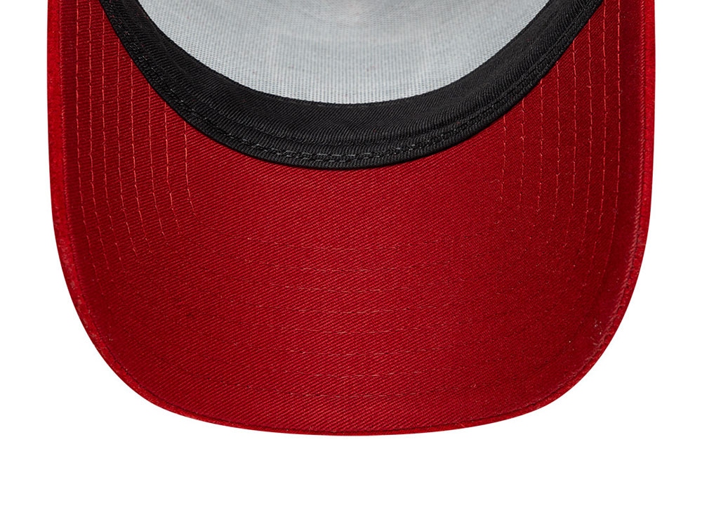 New Era Asroma Faux Suede Maroon Edition 9Forty A Frame Trucker Snapback Gorra