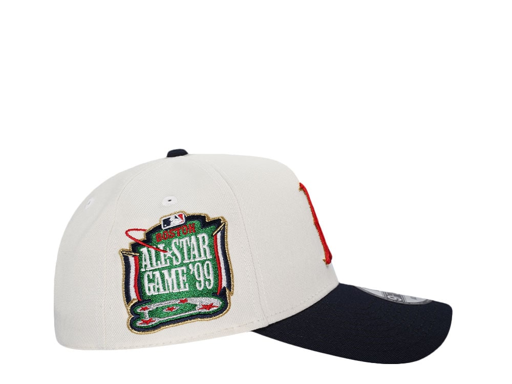 New Era Boston Red Sox All Star Game 1999 Chrome Throwback Two Tone Edition 9Forty A Frame Snapback Gorra