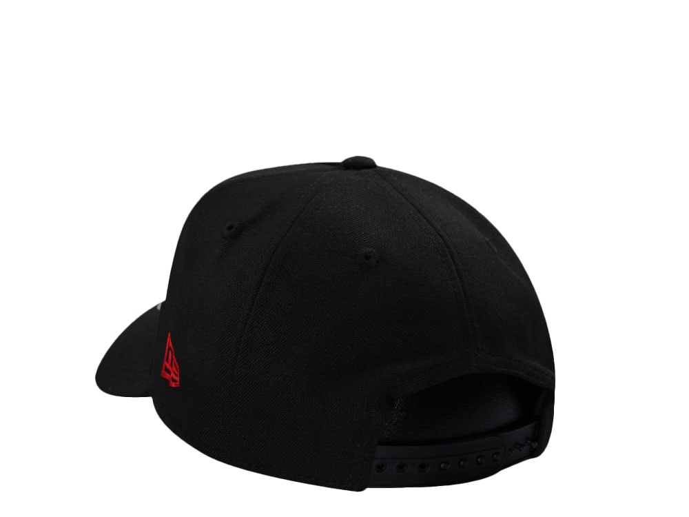 New Era Manchester United Fc Black Prime Edition 9Forty A Frame Snapback Gorra