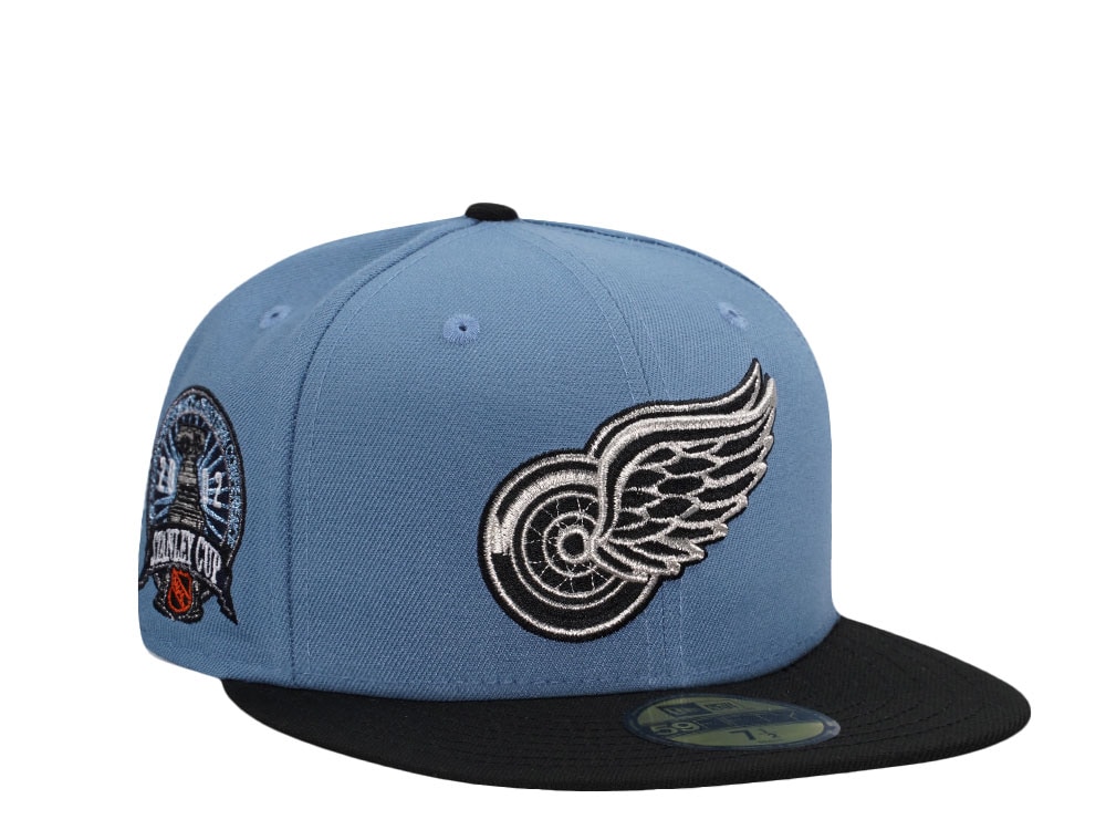 New Era Detroit Red Wings Stanley Cup 2002 Faded Blue Two Tone Edition 59Fifty Fitted Gorra