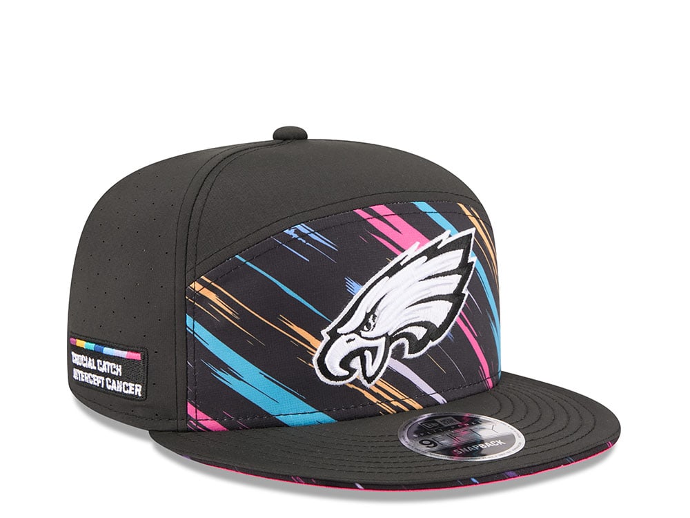 New Era Philadelphia Eagles Crucial Catch 2026 Black Edition 9Fifty Split Panel Snapback Gorra