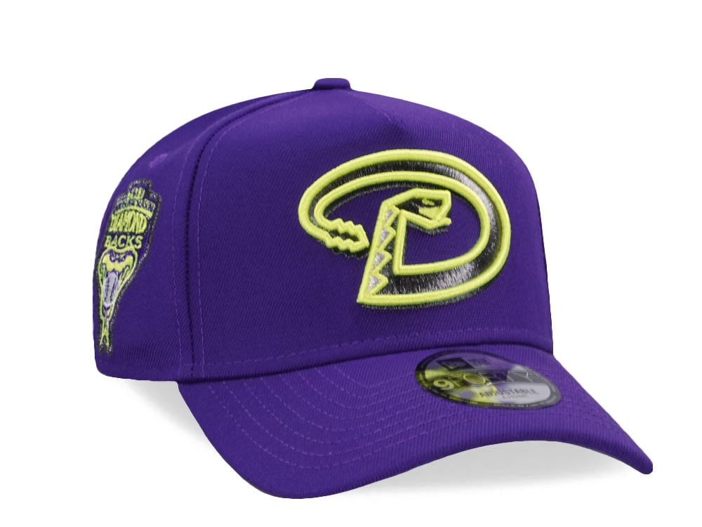 New Era Arizona Diamondbacks Inaugural Season 1998 Purple Prime Edition 9Forty A Frame Snapback Gorra