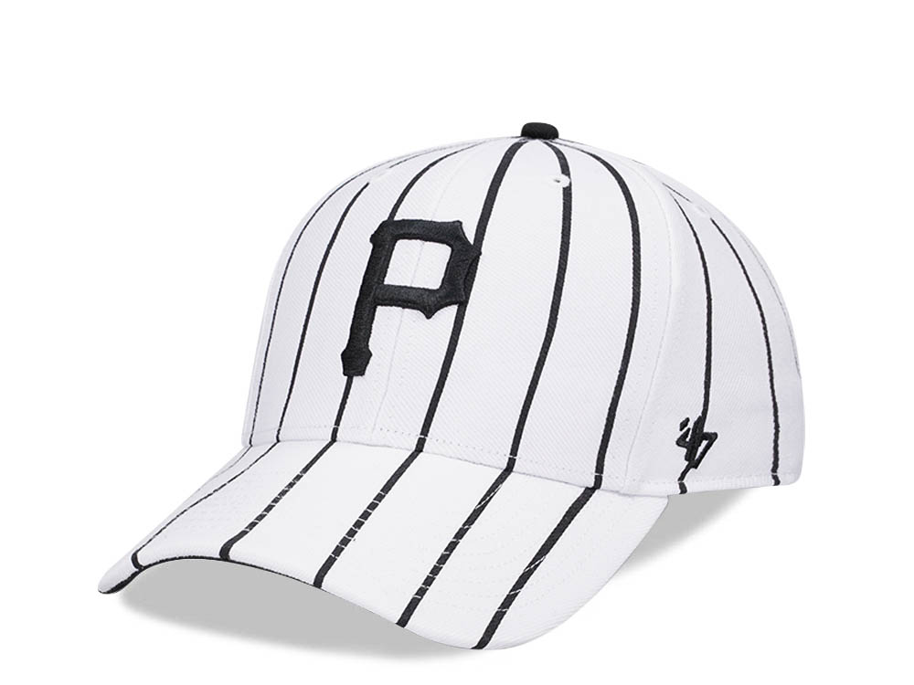 47Brand Pittsburgh Pirates White Bird Cage MVP Strapback Gorra