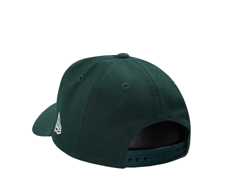 New Era Los Angeles Dodgers Back to Back Champions Flame Rose Dark Green Prime Edition 9Forty A Frame Snapback Gorra