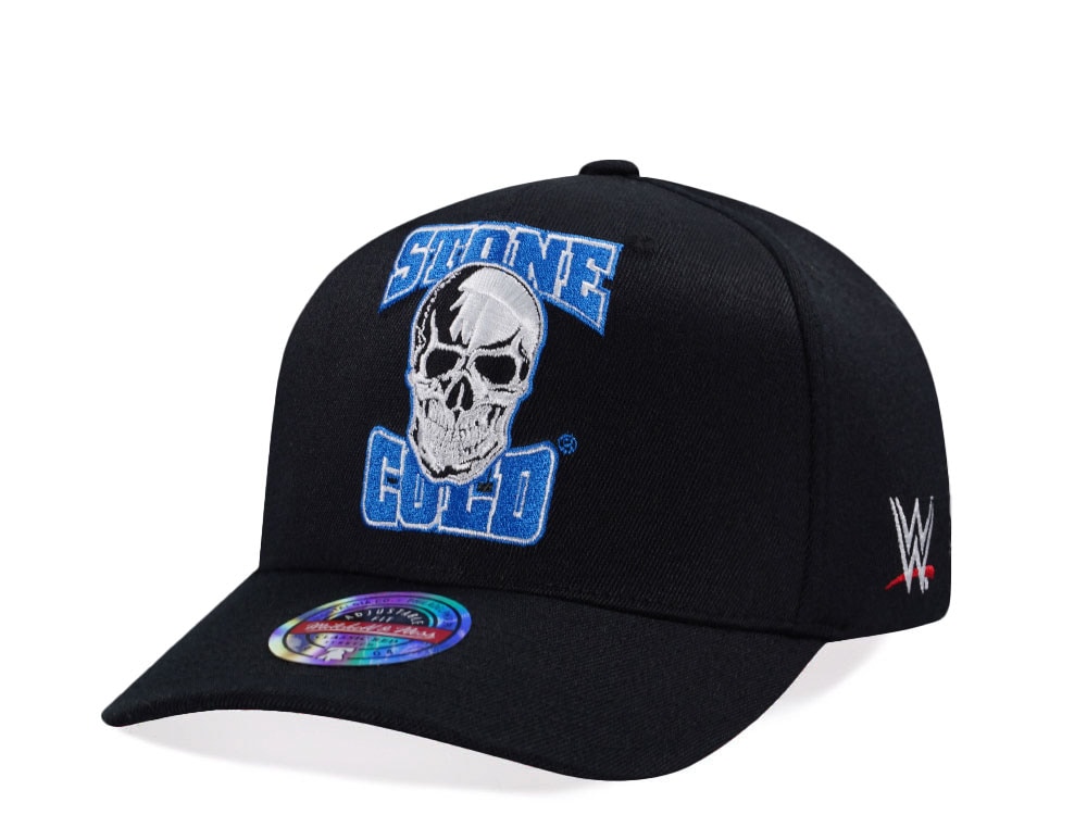 Mitchell & Ness Wrestlemania WWE Stone Cold Steve Austin Classic Red Stretch Snapback Gorra