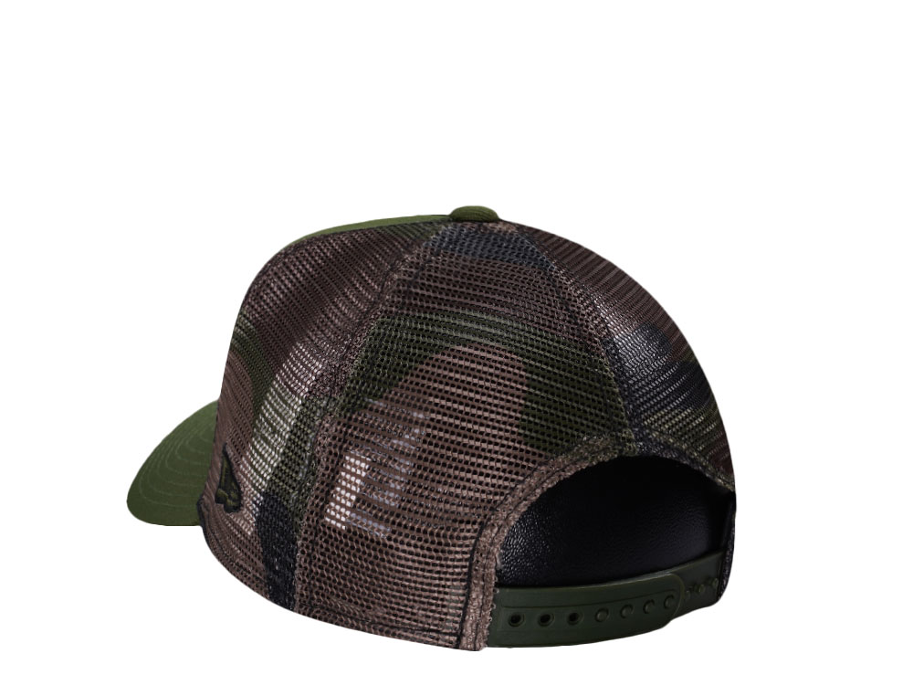 New Era Seattle Seahawks Green Camo Trucker Edition 9Forty A Frame Snapback Gorra
