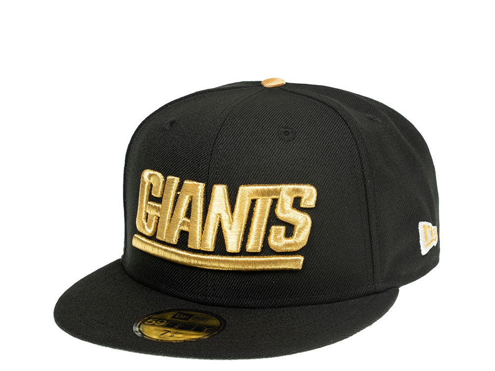 New Era New York Giants Black and Gold Edition 59Fifty Fitted Gorra