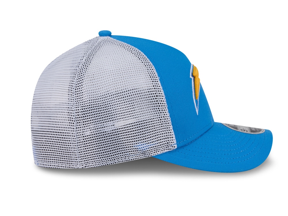 New Era Los Angeles Chargers Official Team Color Edition 9Forty M Crown A Frame Trucker Snapback Gorra