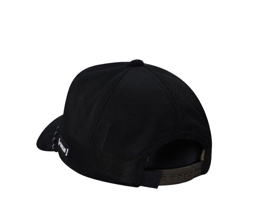 Capslab Nightcall Panther Black Corduroy Trucker Snapback Gorra