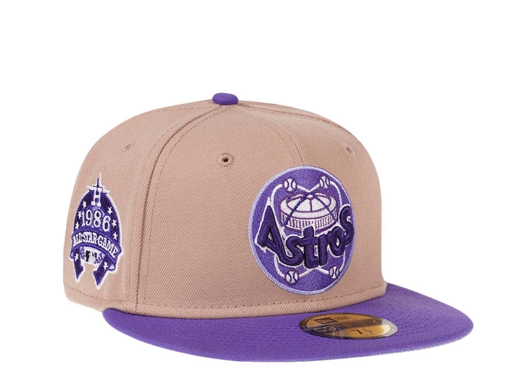 New Era Houston Astros All Star Game 1986 Fresh Purple Two Tone Prime Edition 59Fifty Fitted Gorra