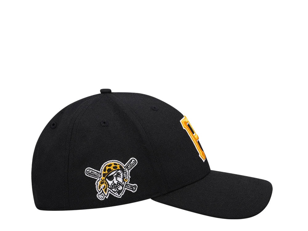 47Brand Pittsburgh Pirates Black Sure Shot MVP Snapback Gorra