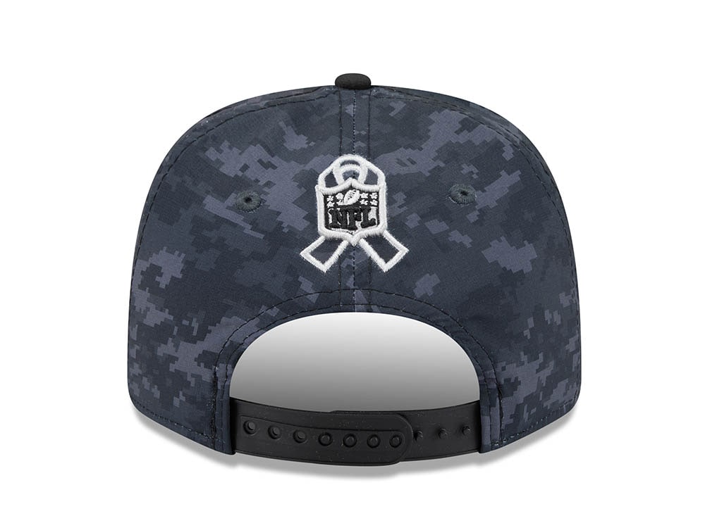 New Era Atlanta Falcons NFL Salute to Service 2026 Digi Camo Black 9Seventy Stretch Snapback Gorra