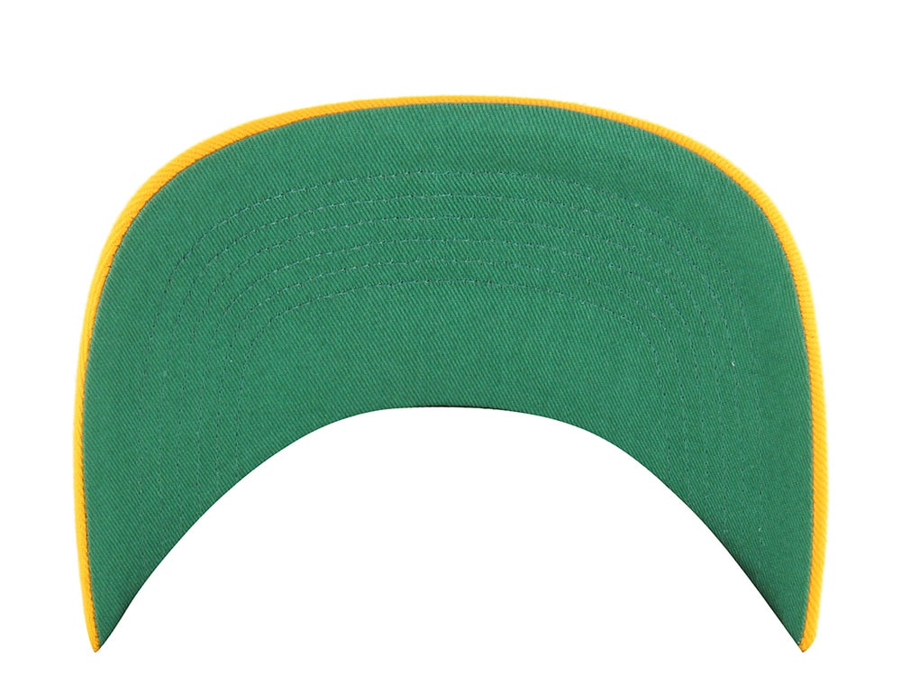47 Brand Oakland Athletics Cooperstown Golden Age Kelly Green Hitch Snapback Gorra