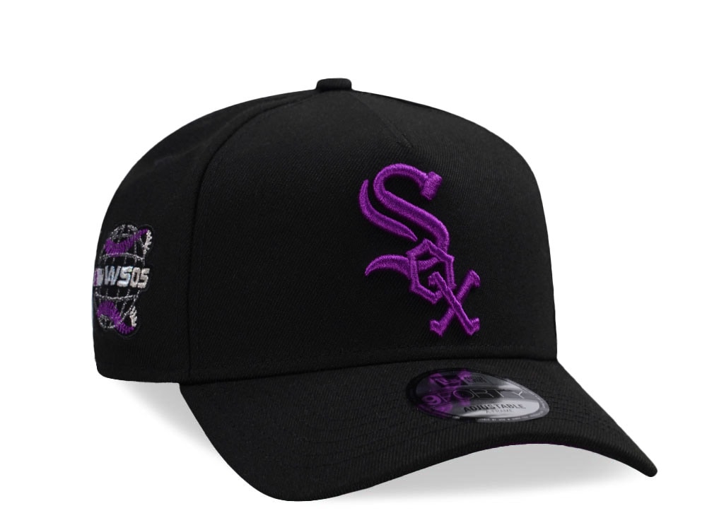 New Era Chicago White Sox World Series 2005 Purple Detail Edition 9Forty A Frame Snapback Gorra