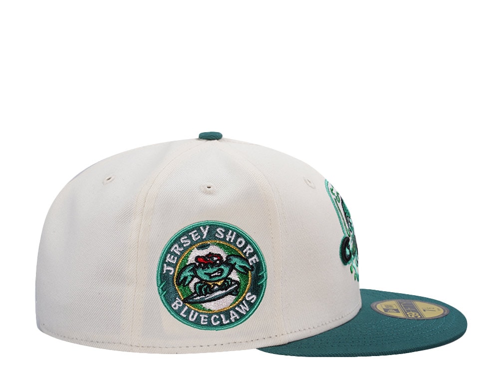 New Era Lakewood Blueclaws Copa Metallic Chrome Two Tone Edition 59Fifty Fitted Gorra