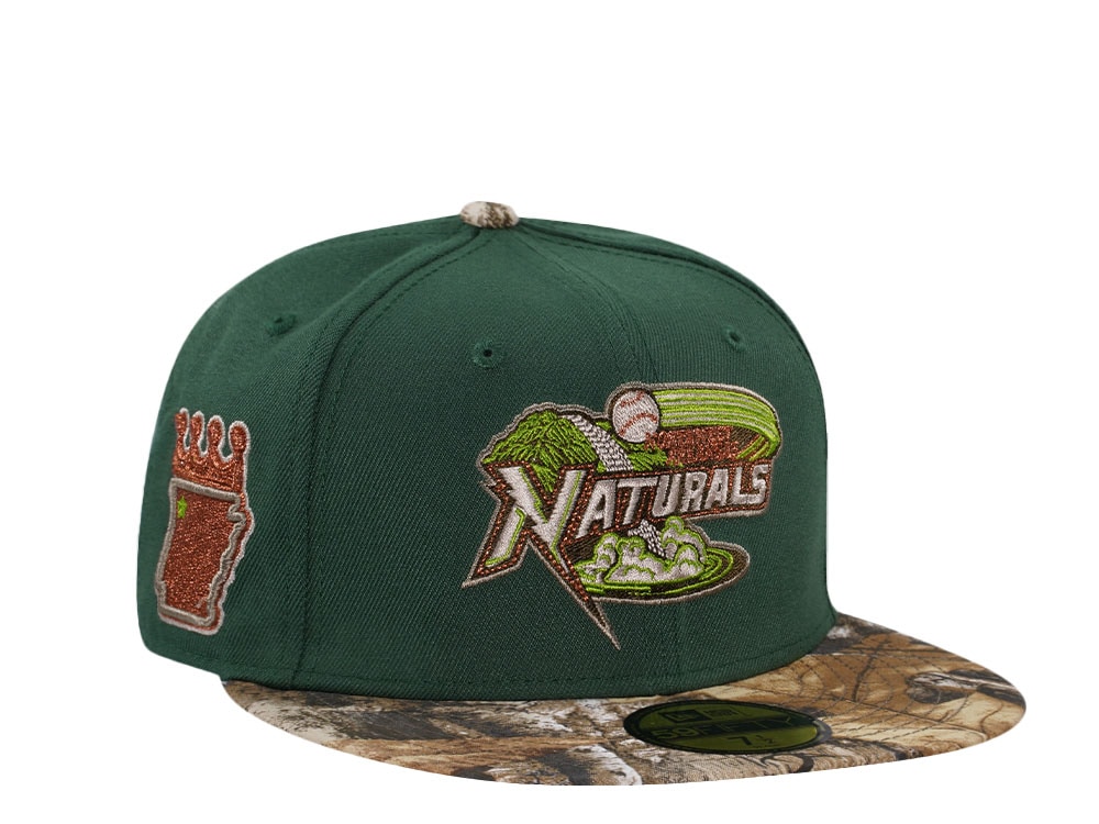 New Era Northwest Arkansas Naturals Outdoor Two Tone Edition 59Fifty Fitted Gorra