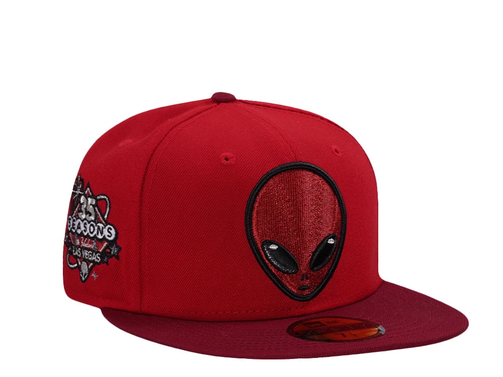New Era Las Vegas 51s 35 Seasons Red Two Tone Edition 59Fifty Fitted Gorra