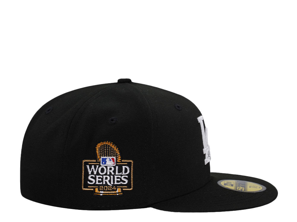 New Era Los Angeles Dodgers World Series 2024 Black Edition 59Fifty Fitted Gorra