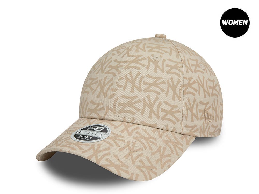 New Era New York Yankees Monogram Stone 9Forty Womens Strapback Gorra