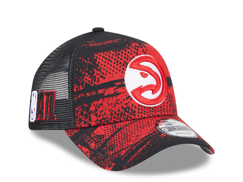 New Era Atlanta Hawks NBA Tip Off 2024 Trucker 9Forty A Frame Snapback Gorra