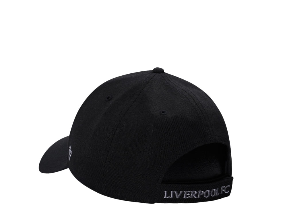 47Brand Liverpool FC Emblem Black MVP Strapback Gorra