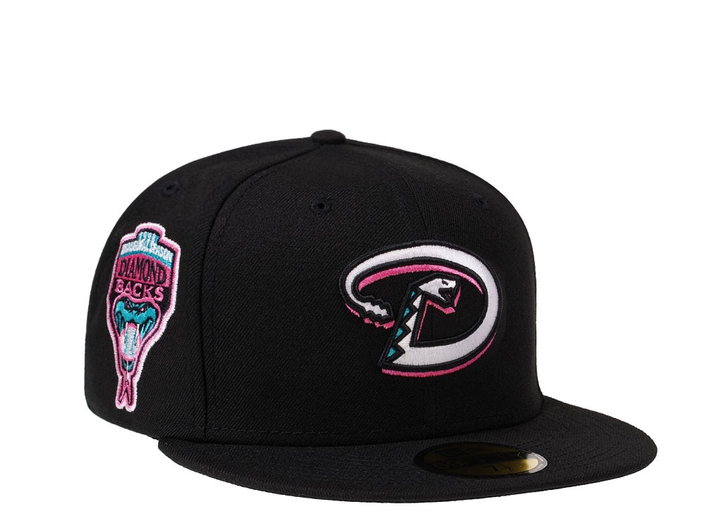 New Era Arizona Diamondbacks Inaugural Season 1998 Black and Pink Edition 59Fifty Fitted Gorra