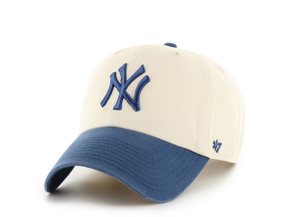 47Brand New York Yankees Natural Two Tone Edition Clean Up Strapback Gorra