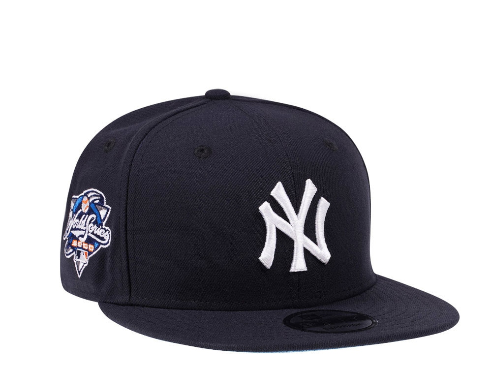New Era New York Yankees World Series 2000 Glacier Blue Edition 9Fifty Snapback Gorra