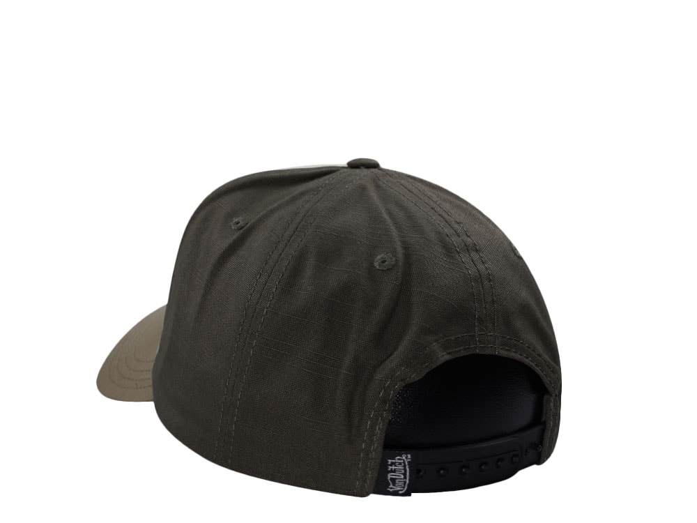 Von Dutch Oval Patch Dark Green Edition Snapback Gorra