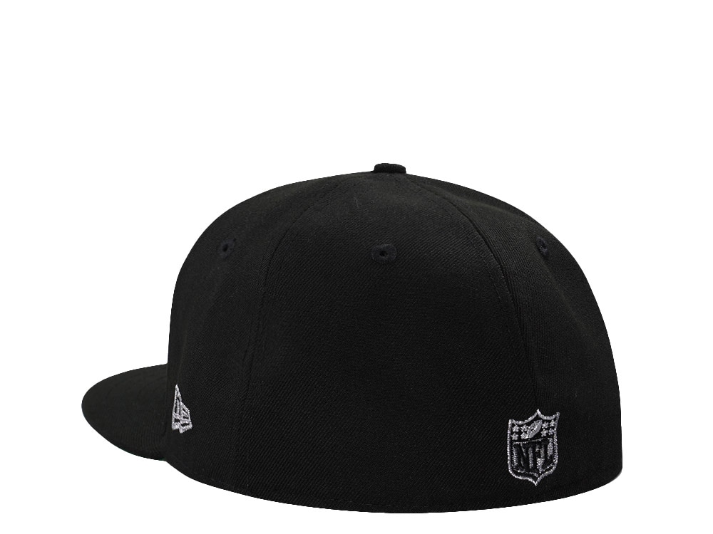 New Era Las Vegas Raiders Script Metallic Black Prime Edition 59Fifty Fitted Gorra