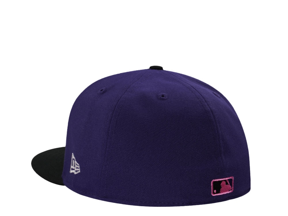 New Era Los Angeles Dodgers World Series Champions 2024 Purple Two Tone Edition 59Fifty Fitted Gorra