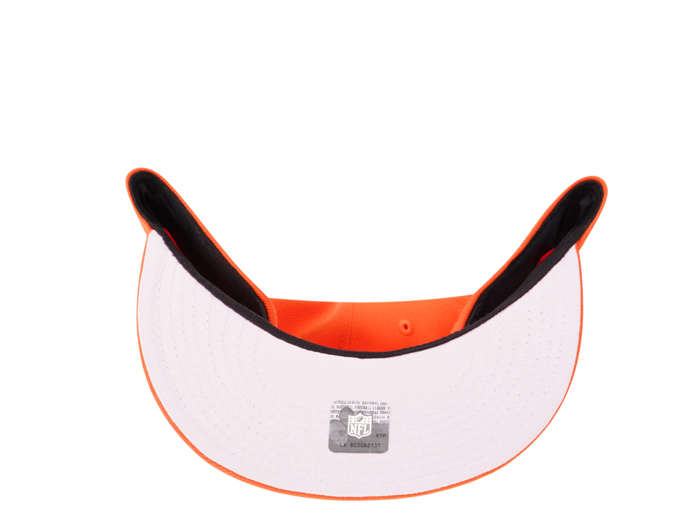 New Era Denver Broncos Orange Chainstitchheart Edition 59Fifty Fitted Gorra