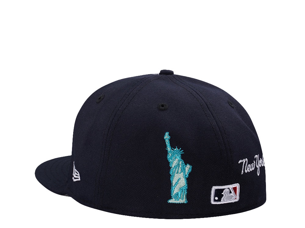 New Era New York Yankees 27x World Series Champions Navy Prime Edition 59Fifty Fitted Gorra