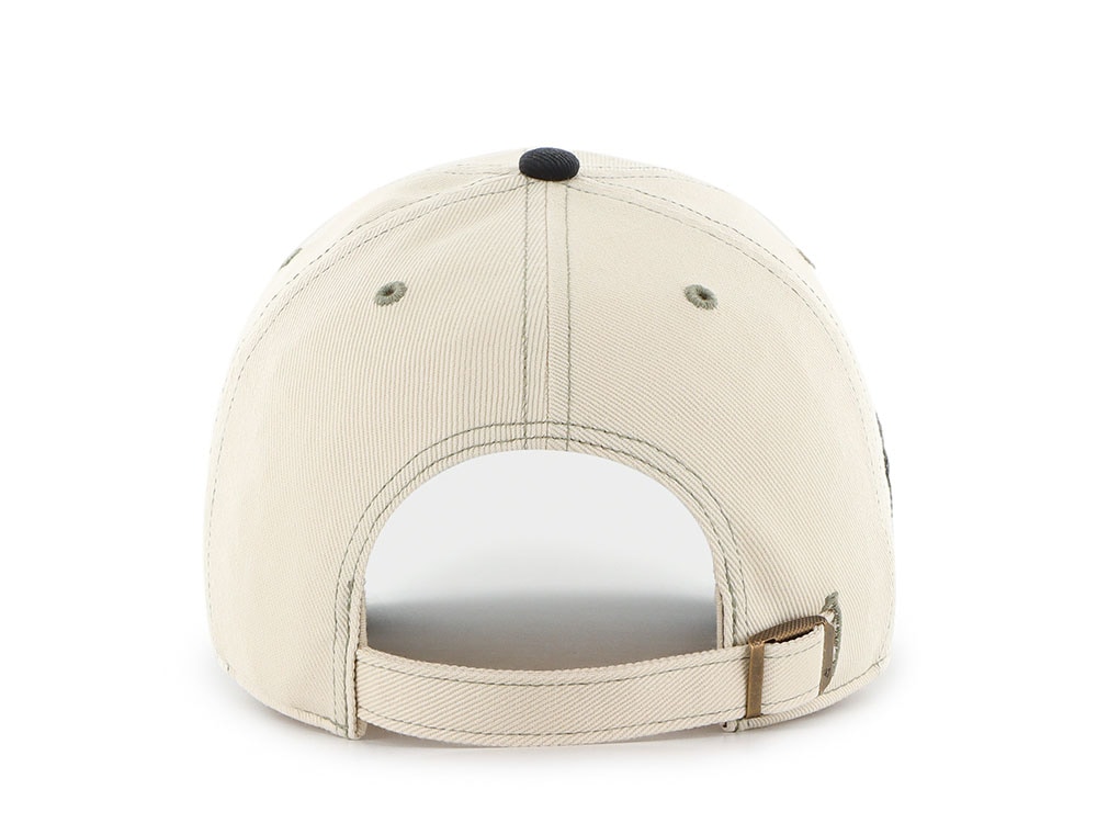 47 Brand New York Yankees Keepsake White Clean Up Strapback Gorra