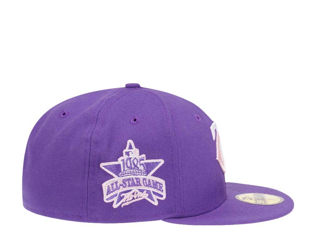 New Era Minnesota Twins All Star Game 1985 Purple Pink Edition 59Fifty Fitted Gorra