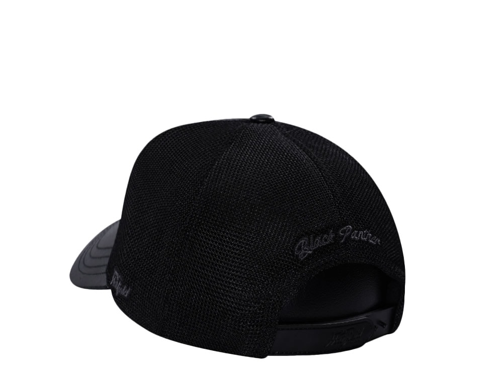 Hatfield Black Panther Black Trucker Snapback Gorra