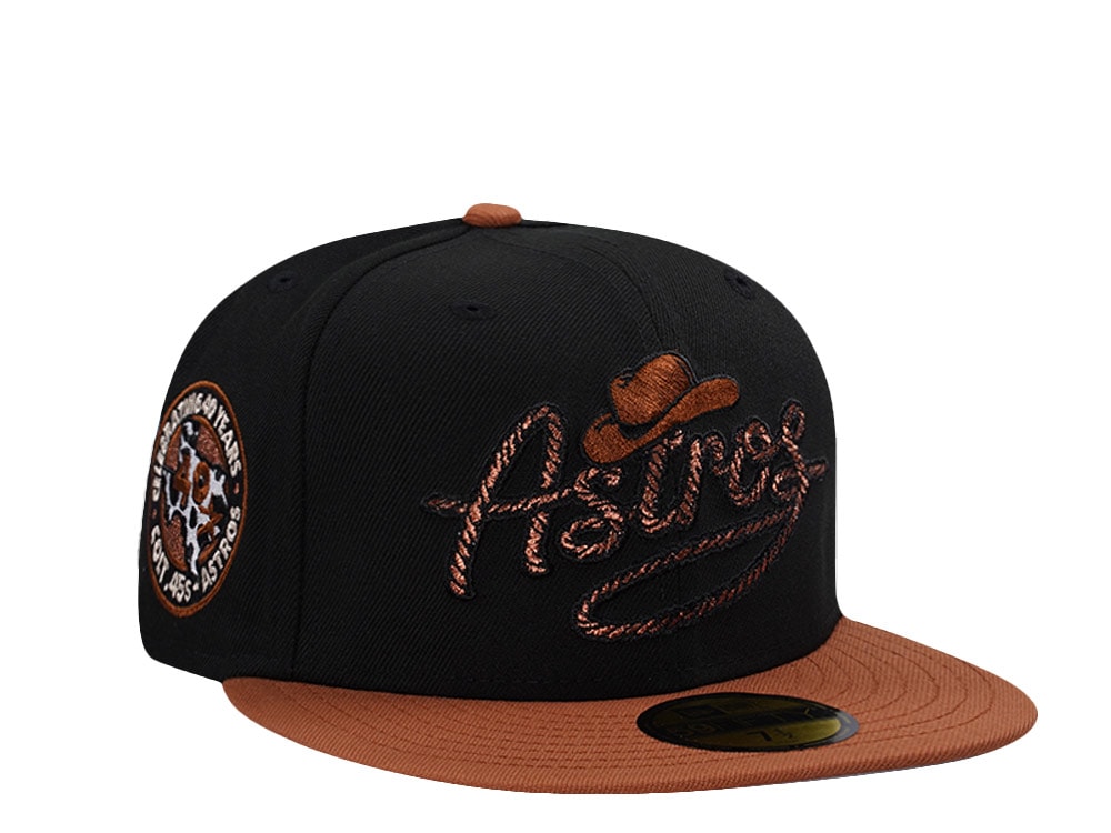 New Era Houston Astros 40th Anniversary Black Prime Edition 59Fifty Fitted Gorra