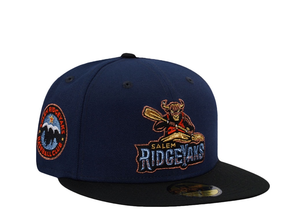 New Era Salem Ridge Yaks Metallic Navy Two Tone Edition 59Fifty Fitted Gorra
