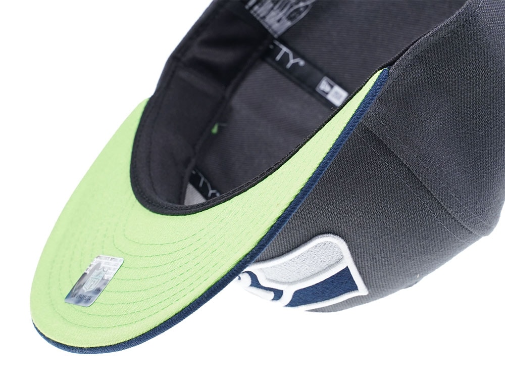New Era Seattle Seahawks Blue and Grey Edition 9Fifty Snapback Gorra