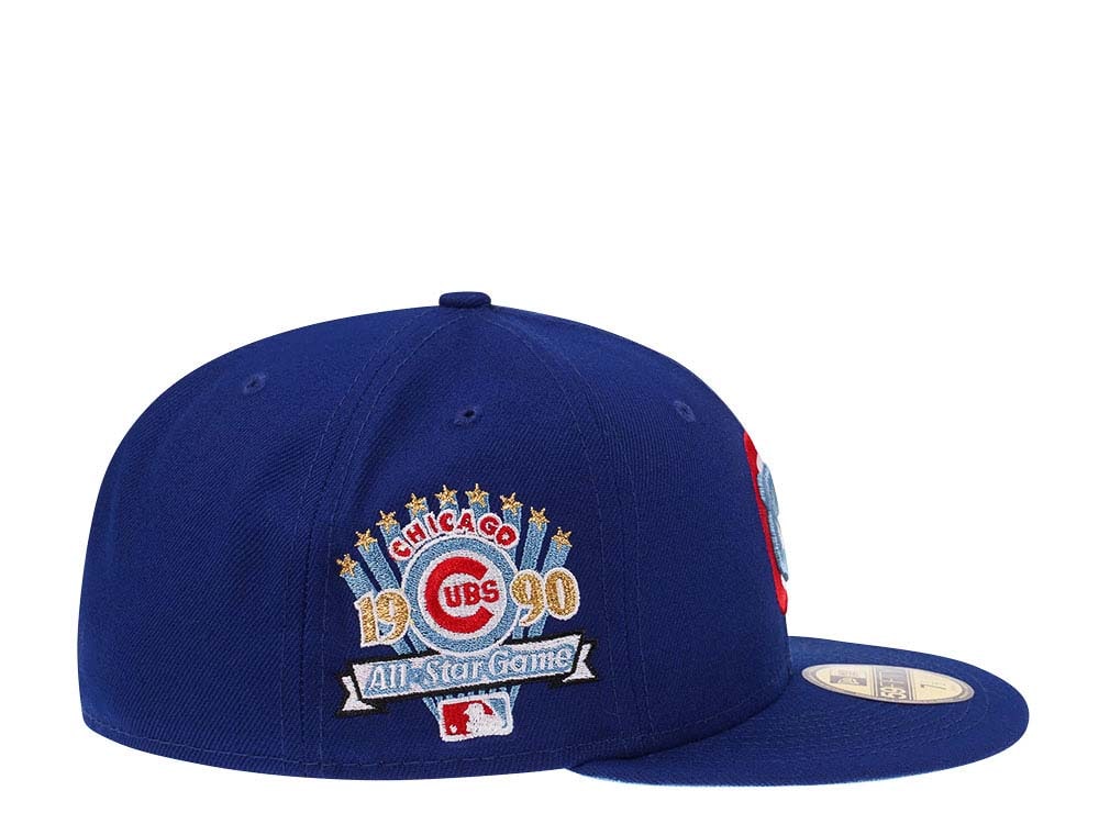 New Era Chicago Cubs All Star Game 1990 Glacier Blue Edition 59Fifty Fitted Gorra