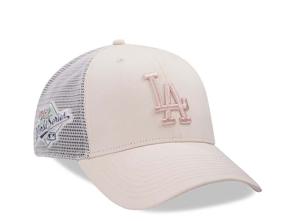 47Brand Los Angeles Dodgers 1988 World Series Cream MVP Trucker Snapback Gorra