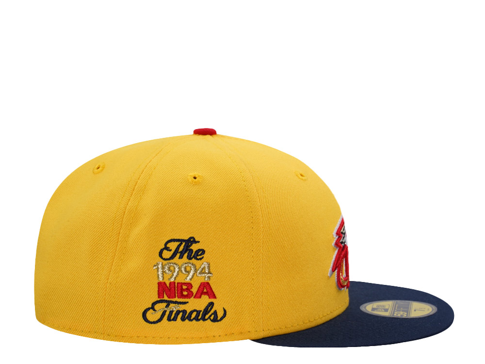 New Era Houston Rockets NBA Finals 1994 Yellow Two Tone Edition 59Fifty Fitted Gorra